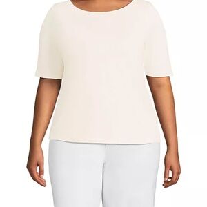 Boatneck Top - Supima Cotton by Lands End